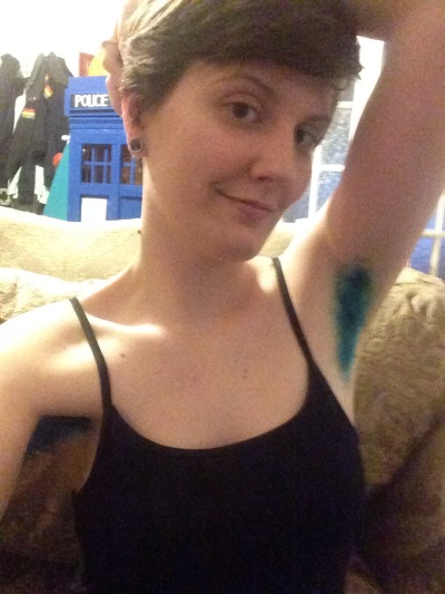 Dyed Armpit Hair Tumblr