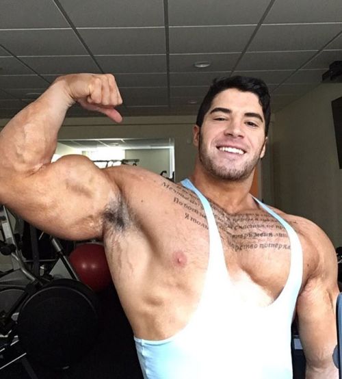 muscleryb:Adam Gerber 20yo 5'11 265lbsCompilation