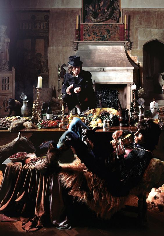 vaticanrust: "Los Rolling Stones 'Mick Jagger y Keith Richards en la sesiÃ³n de fotos de Beggars Banquet el 14 de junio de 1968."