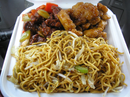 food chinese food panda express orange chicken beef chow mein noodles food porn food photography