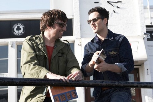 damianalbarn:Graham Coxon and Freddie Cowan, 2012