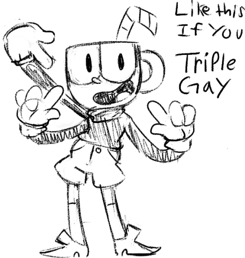 cuphead triple gay