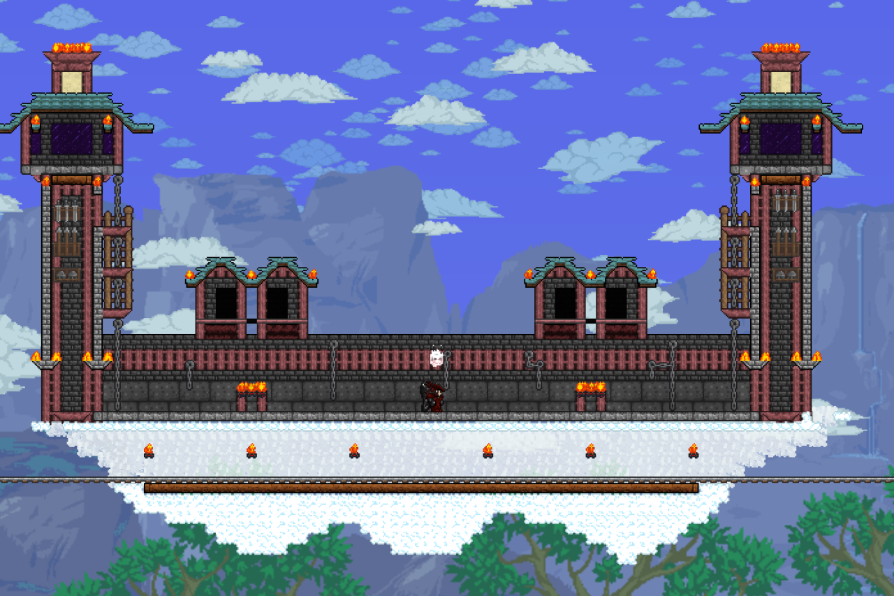 Terraria Bases And Buildings