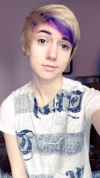 purple bangs on Tumblr