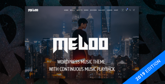 Meloo v2.5.4 – Music Producers DJ & Events Theme for WordPress Nulled
