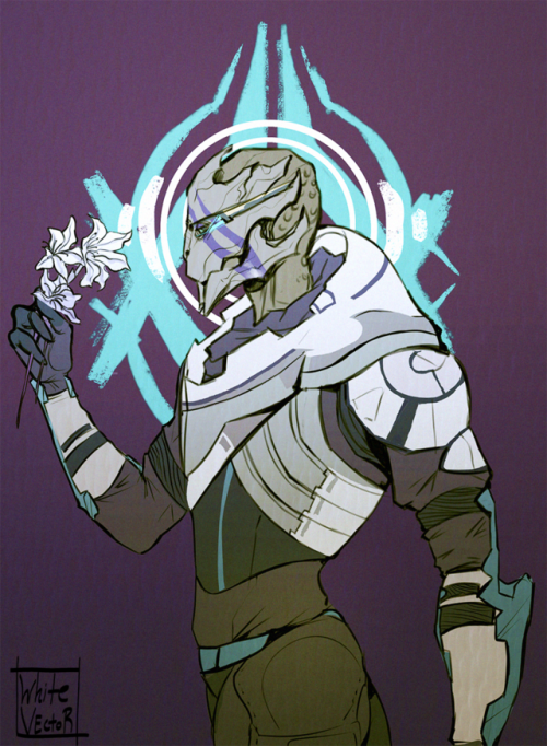 vexartblog:I’ve never drawn a Turian before but I’m super...