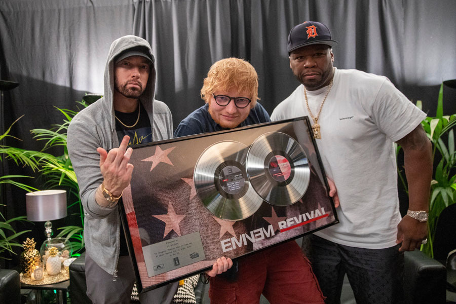 Eminem, Ed Sheeran, 50 Cent