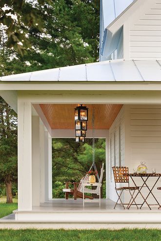 Warm lights on floating deck For the Home