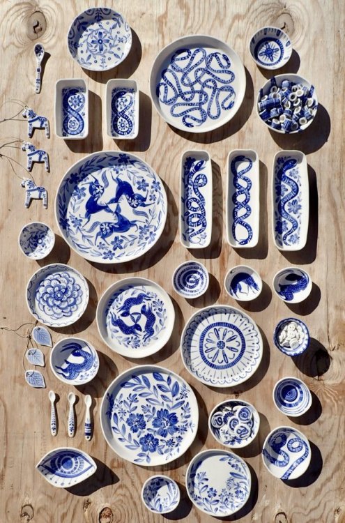 sosuperawesome:Illustrated Ceramics, by Becca Jane Koehler on...