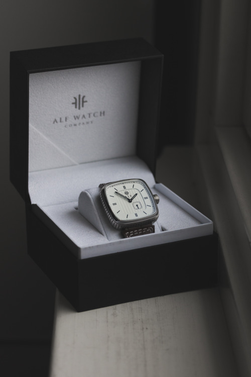 alfwatchcompany:Norrsken Steel/White by Alf Watch Company!Make...