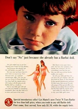 old barbie ads