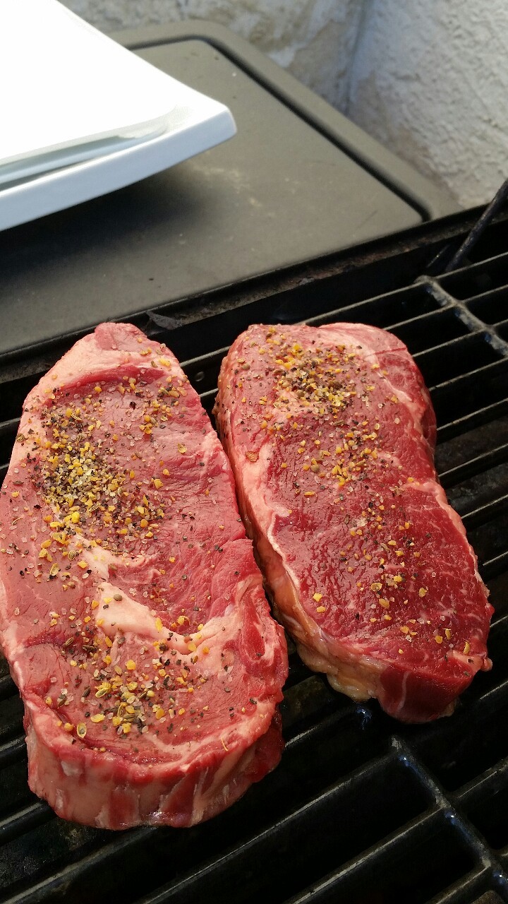 Grilled Strip Steak With Homemade Steak Sauce Recipes And Culinary Creations 