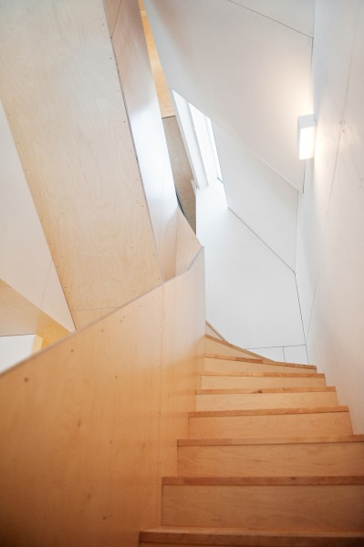 ombuarchitecture:<br /><br />Polite House Architecture<br />Located in the residential area of ​​Havstein in Trondheim, Norway, this house overlooks the fjord and the city. Thinking JVA, this house geometric shapes stands out for its uniqueness and modernity. <br />via fubiz<br /><br /><br />