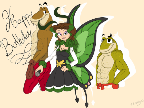 Croaks Ribby jadette emeralda Happy Birthday !