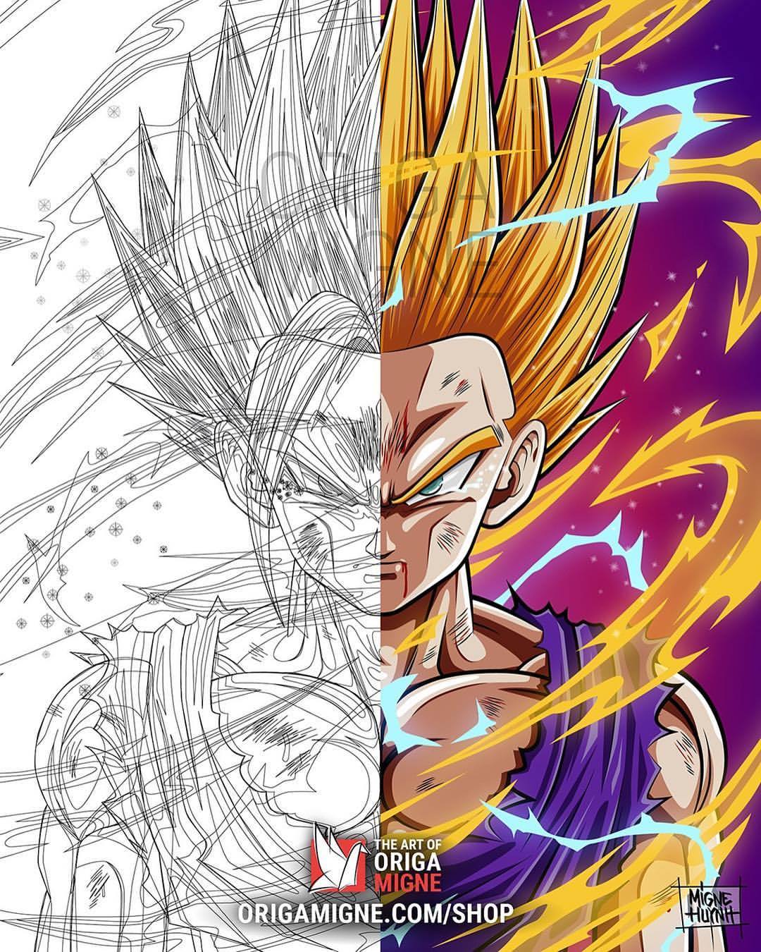 Migne Art Director Illustrator Son Gohan 100