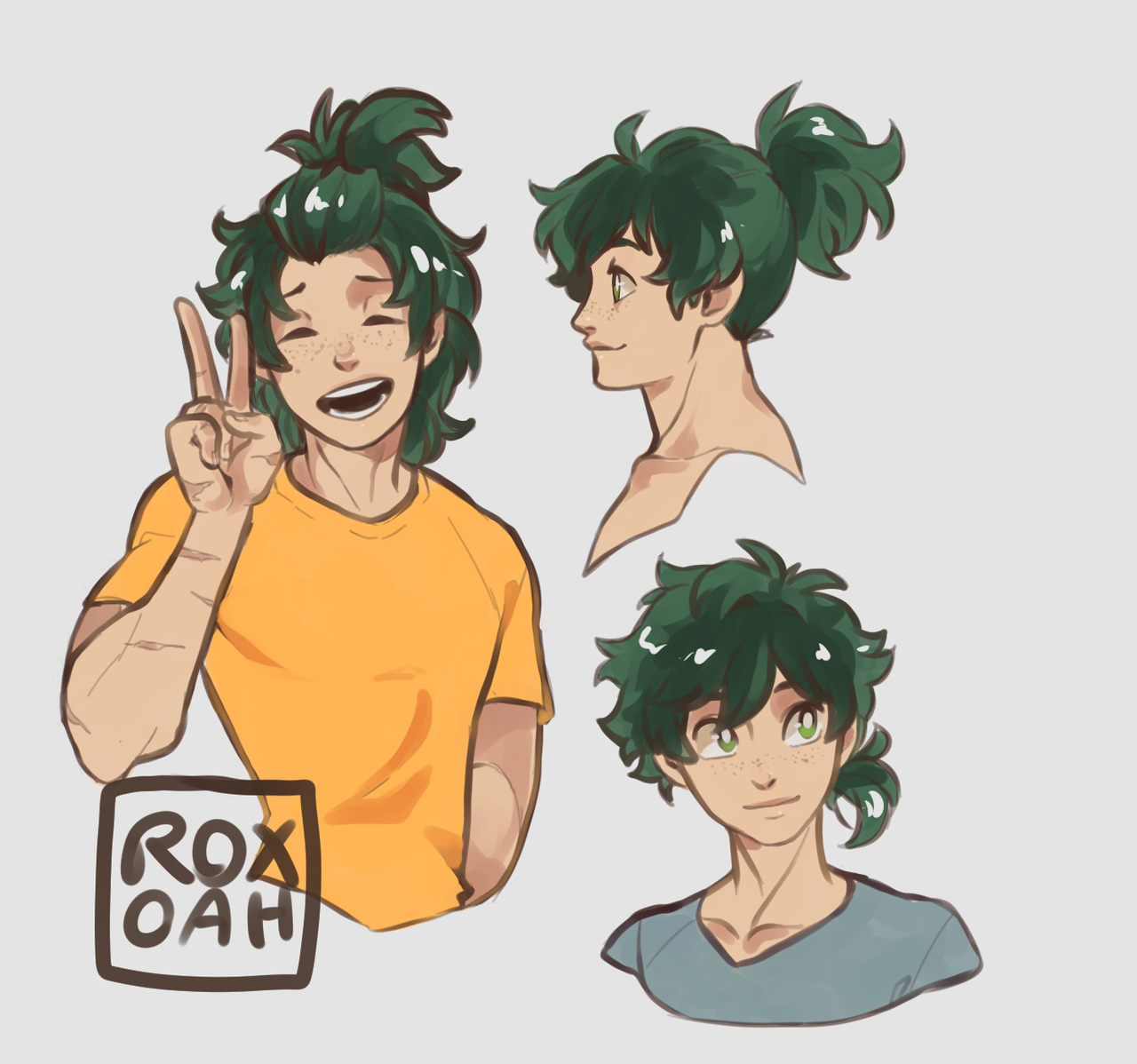 deku hair