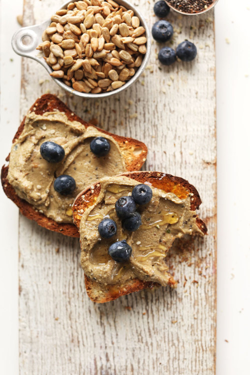 sweetoothgirl:SUPER SEEDY SUNFLOWER BUTTER