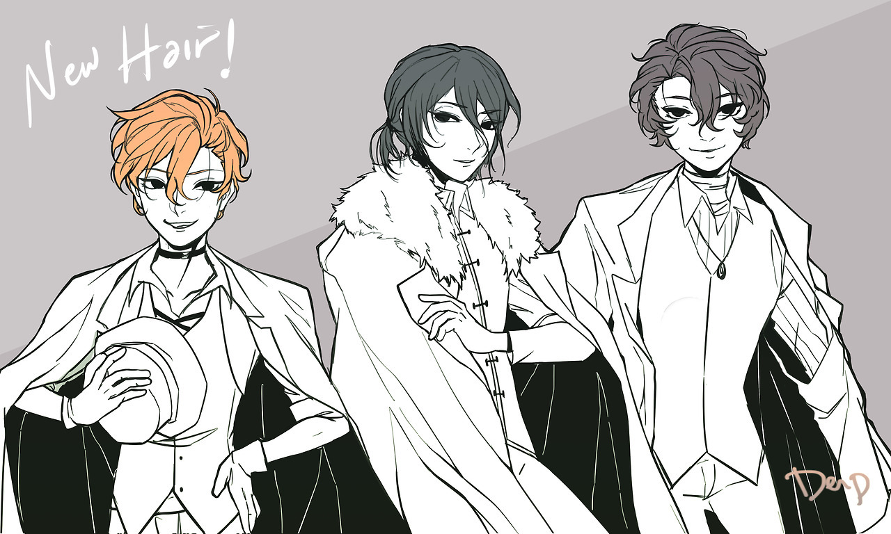 Dazai pls — ryethe: a couple drawings that were inspired by...