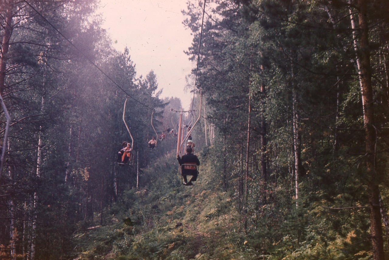 Stolby, a nature reserve in Siberia (1977)