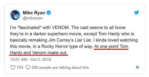 thirsty-venom-posts:theultradork:Early reactions to Venom are...