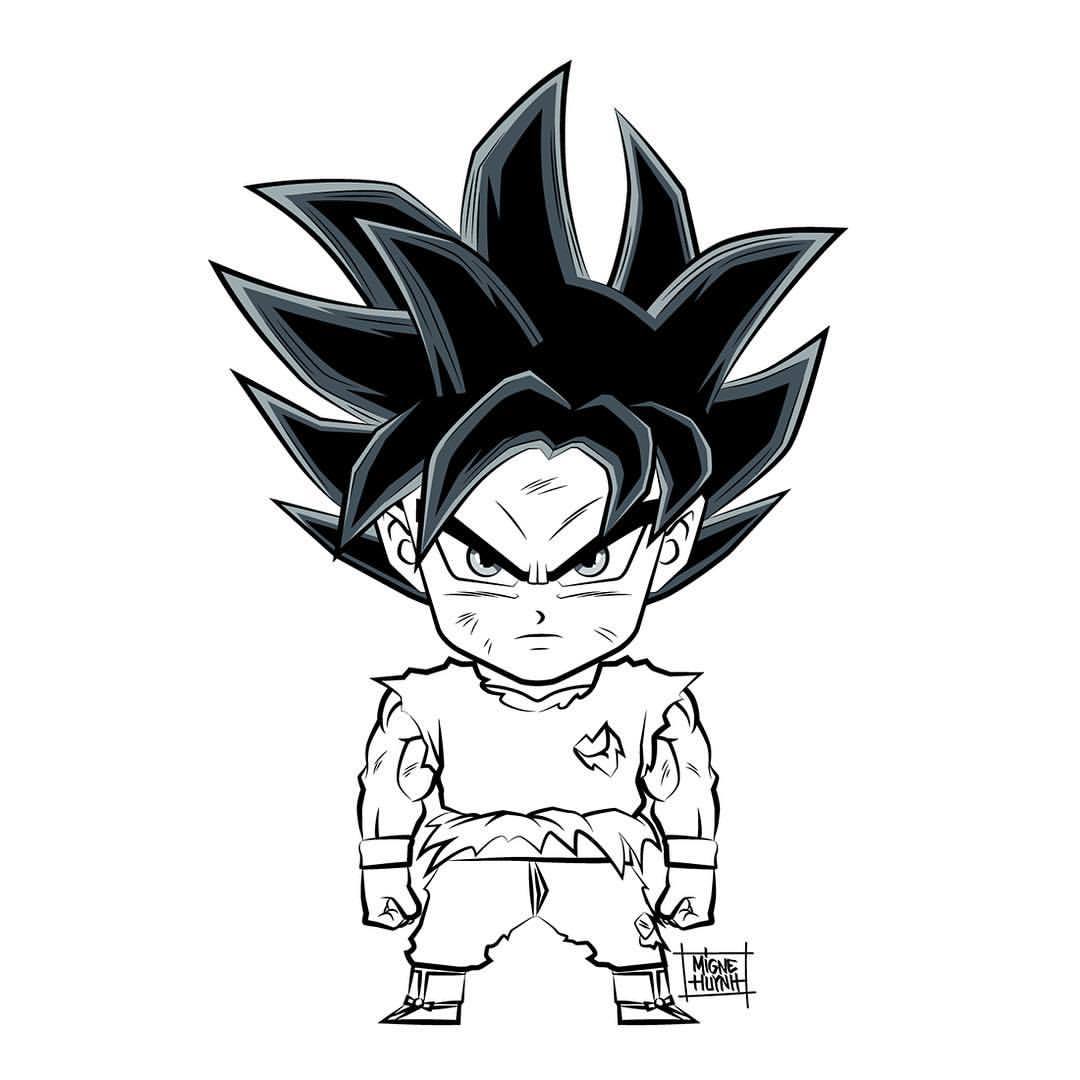 Migne Art Director Illustrator Goku Ultra Instinct