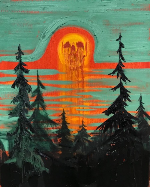 kdorland:Sunset, oil on canvas, 2018