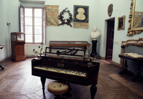 barcarole:Verdi’s museum in Busseto, his hometown, 1983....