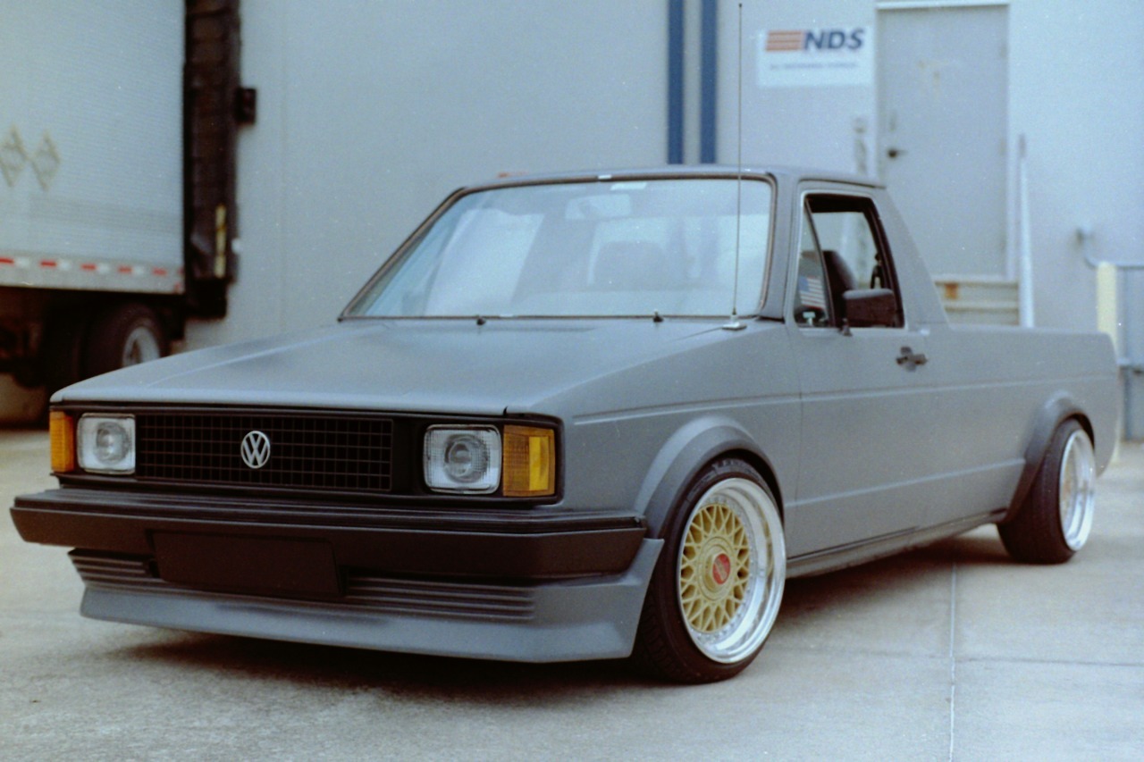 Grit N Grain Love This Awesome Stanced Vw Rabbit Truck 