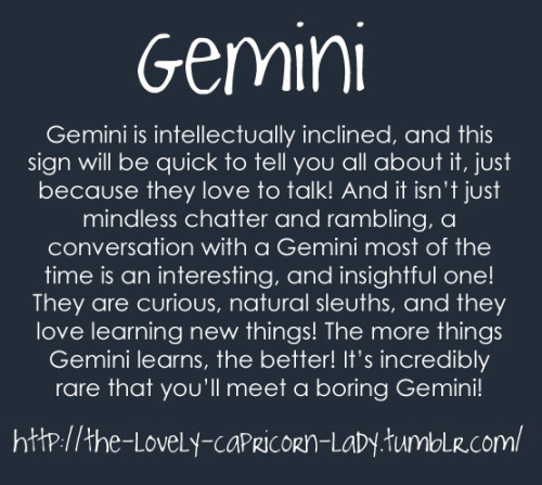 gemini traits on Tumblr