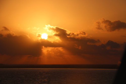 #coucher de soleil # mer caraibes