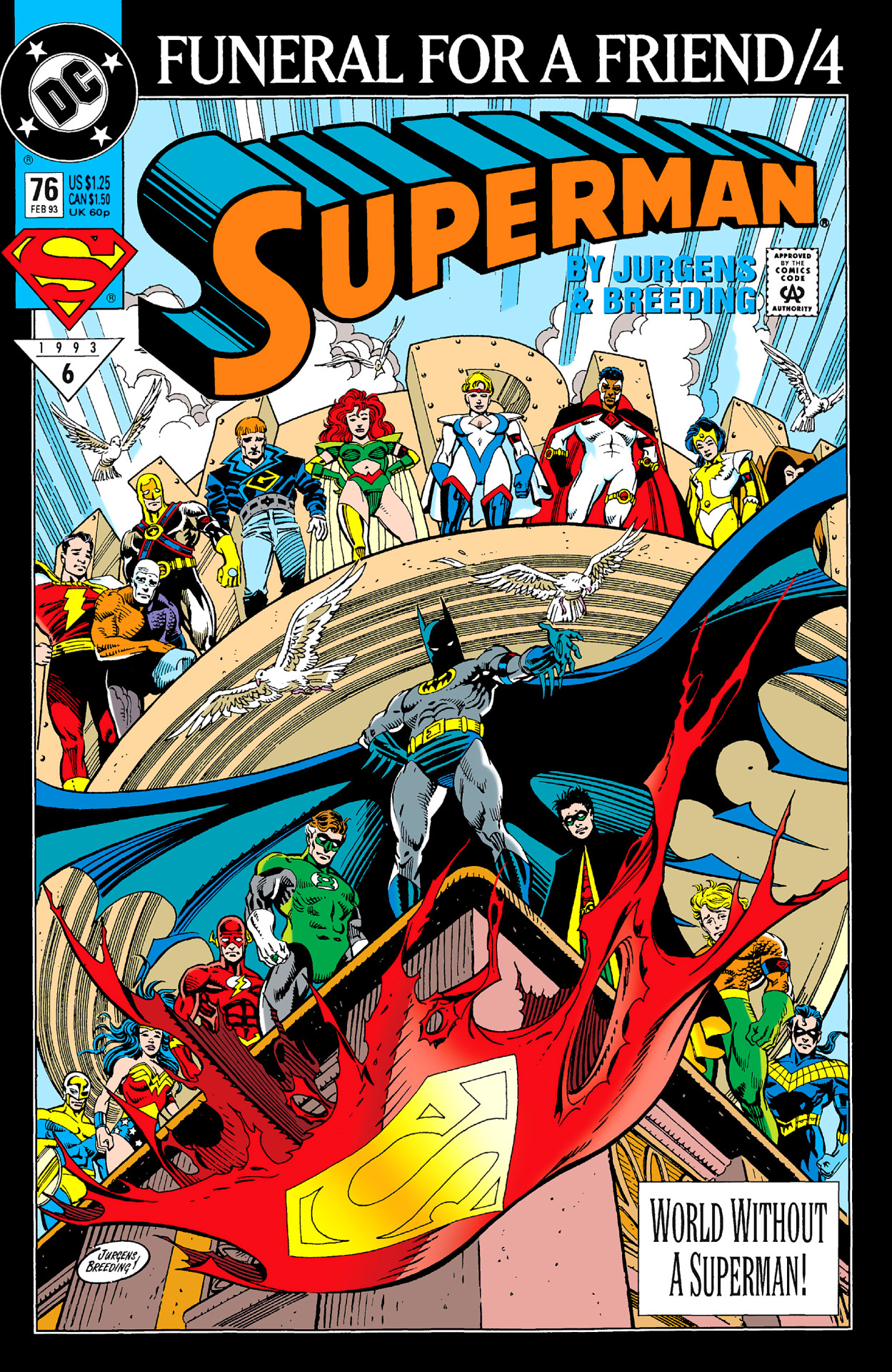 Superman 86 99 Superman 76 February 1993 Funeral For A