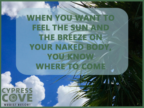 It’s another gorgeous day out at Cypress Cove! Hope you are...