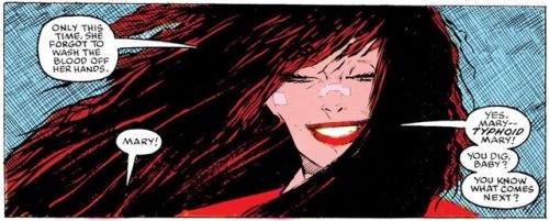 panels-of-interest:Daredevil vs. Typhoid Mary.[from Daredevil...