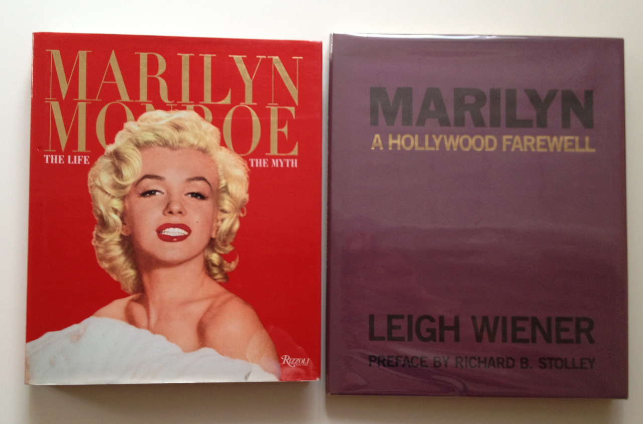 It's simply divoon. / A few rare books about Marilyn Monroe, from my...