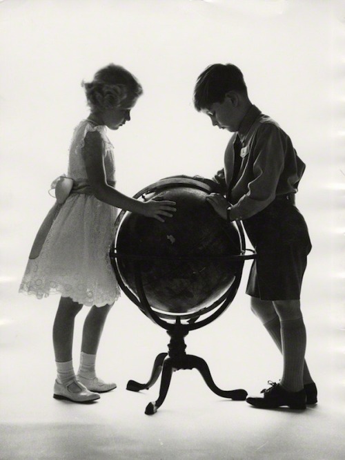 Princess Anne and Prince Charles, 1956 (Lord Snowdon)