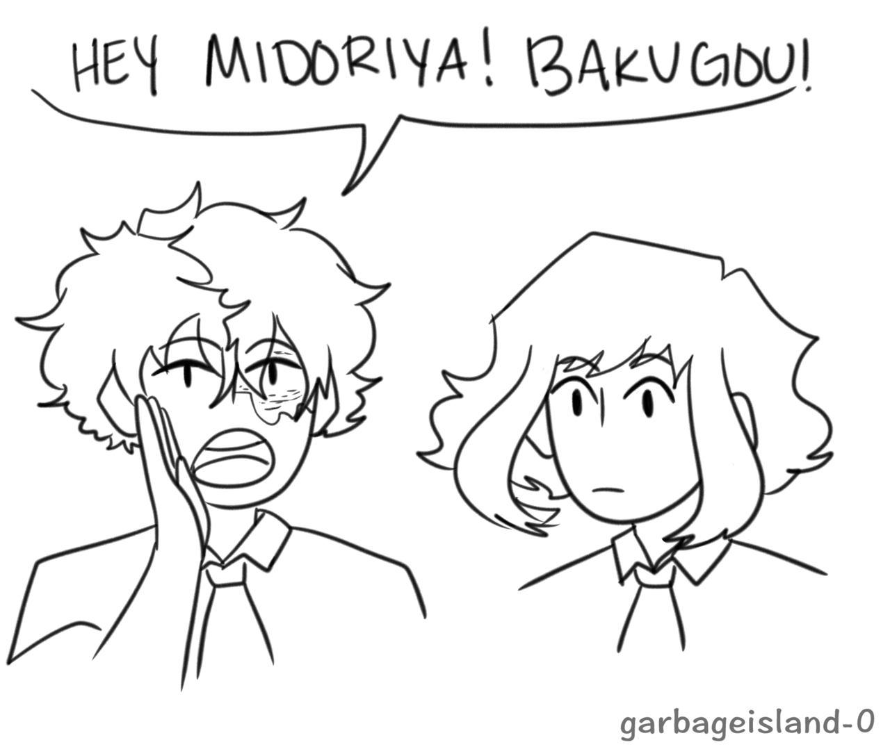 An "Art" Blog (Every time I look at Bakugou’s face, I bust out...)