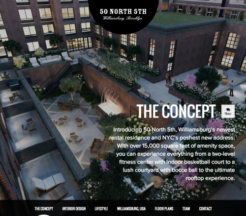 50 North 5th Williamsburg, Brooklyn - Williamsburg’s newest rental residence and NYC’s poshest new address with over 15,000 square feet of amenity space at your service.