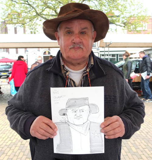 Caricatures in GoudaI was a guest artist at the “Strips op de...