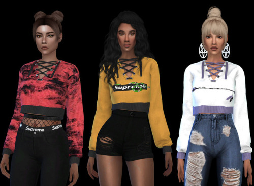 ADELE SWEATER RECOLORSMesh needed HERE8 swatchesSim models from...