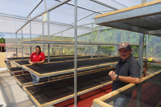 Francisca and Oscar Chacon at Cumbres del Poas specialty coffee farm in Costa Rica