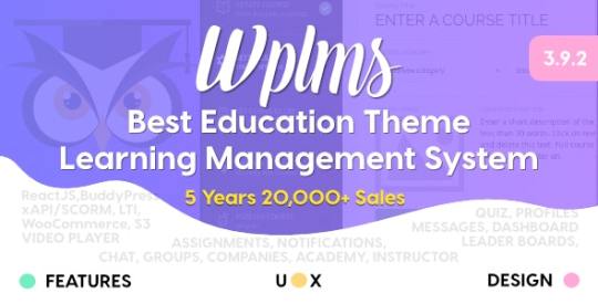 WPLMS v3.9.7 – Learning Management System for WordPress Nulled