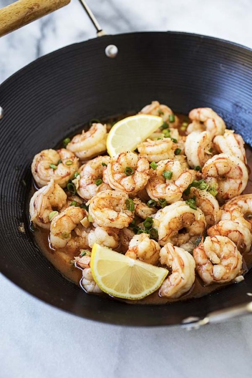 foodffs:Asian Garlic Butter ShrimpFollow for recipesIs this...