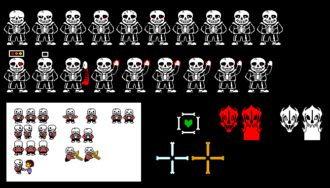 Hardtale Sans Sprite Shefalitayal