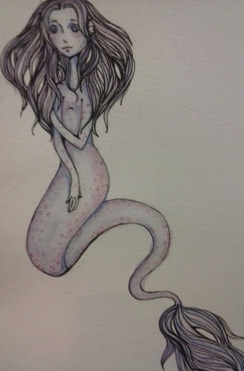 mermaid illustration on Tumblr