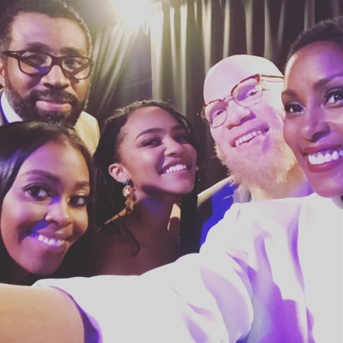 dailyblacklightning:officialchristineadams: Backstage at the...