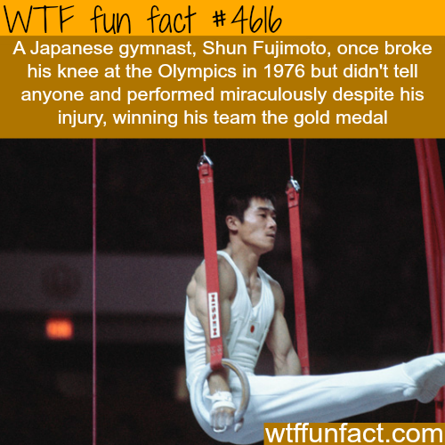 Gymnast breaks his knee and wins a gold medal at...