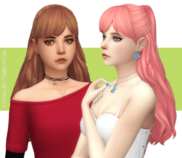 aveirasims: Moon Craters Minako Hair - Recolor ... | love 4 cc finds