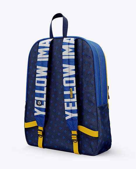 Download deSymbol — Backpack Mockup - Back Half-side View Download...