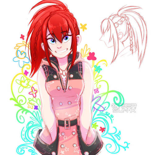 sun☆doodles kh kairi still trying to warm up to their kh3 designs hm