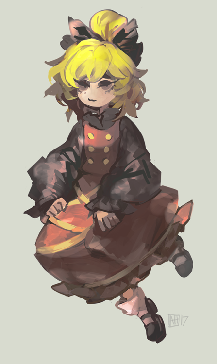 arlmuffin:Hi! Been drawing suggested Touhou characters on and...